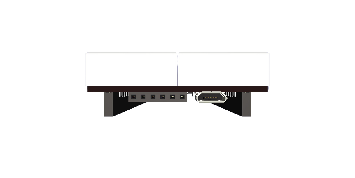 Sandwizz Breadboard connectors. Both Micro USB and the cascade connectors